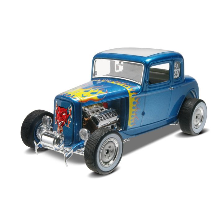1932 Ford 5 Window Coupe 2n1 Revell modelbouwpakket