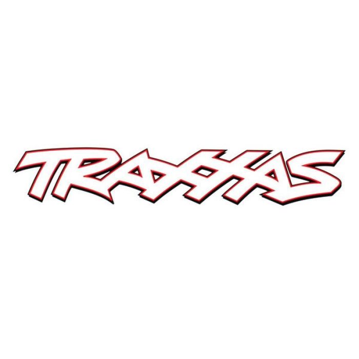 TRAXXAS 12' WHITE VINYL STICKE