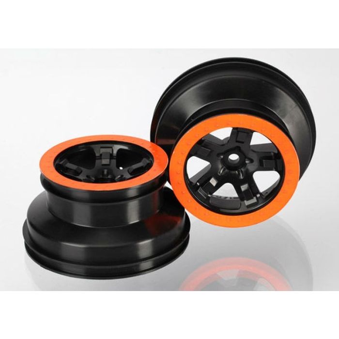 Felgen SCT schwarz / orange 2WD vorn