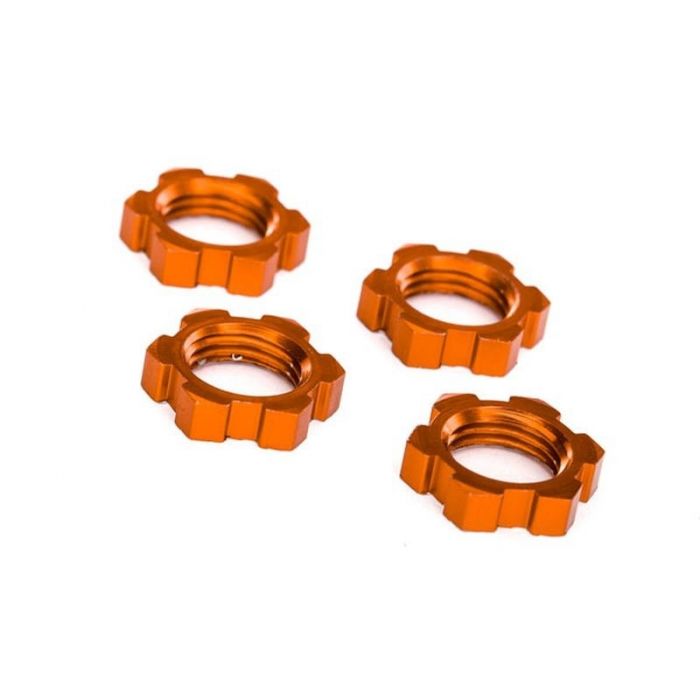 Wielmoeren tandwiel aluminium oranje 17mm (4)