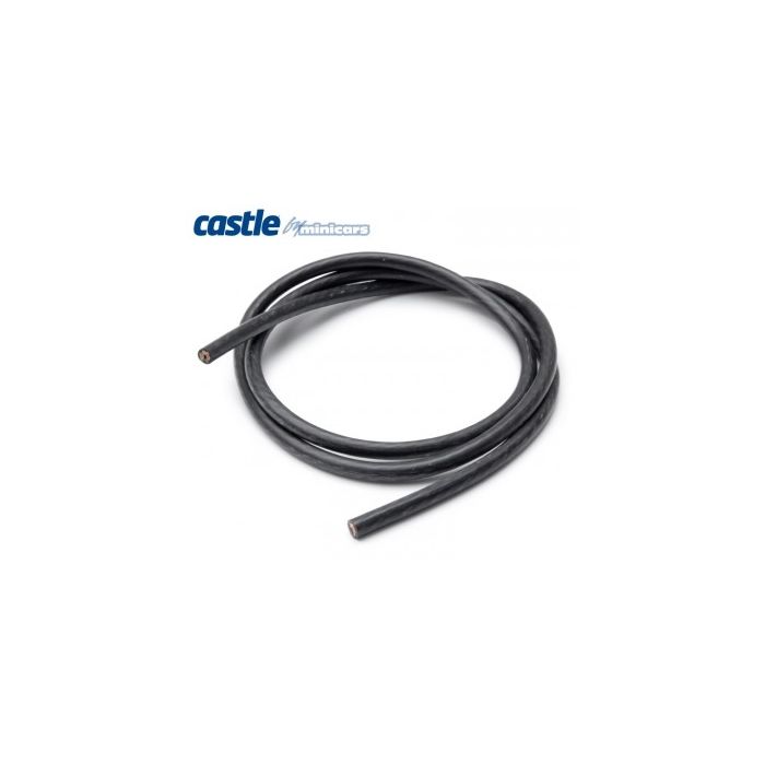 WIRE, 36", 08 AWG, BLACK