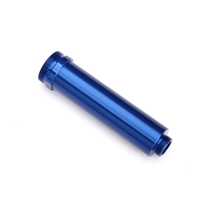 Dämpfergehäuse GTR, 64mm blau Alu vo ohne Gewinde