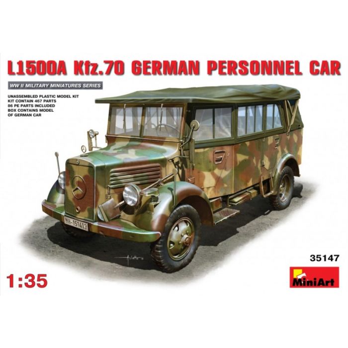 1/35 L1500A KFZ.70 GERMAN PERSONNEL CAR