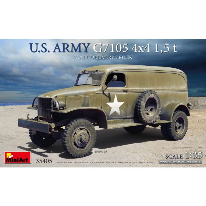 Miniart 1/35 U.S. ARMY G7105 4X4 1,5T PANEL DELVERY TRUCK 