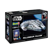 Cadeauset "Millennium Falcon" Revell modelbouwpakket met basisaccessoires