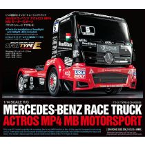 Tamiya - 1:14 RC M-B Race Truck Actros MP4 TT-01E