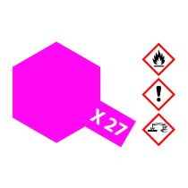 Tamiya, X-27 Klar-Rot glänzend 10ml