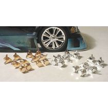 Gold Wheel Nuts & KO's-Sedans