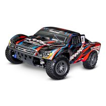 Traxxas SLASH 4X4 BL-2S BRUSHLESS 1/10 SCALE 4WD SHORT COURSE TRUCK TQ 2.4GHZ - RED TRX68154-4RED
