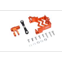 ALU SERVO MOUNT +STAINLESS STEEL TROD+25T ALU SRVHRN -16PCS GPM TRX XMAXX 8S 6S ORANGE