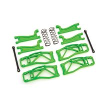 Wishbone set groen met trekstangen, steekassen, veren