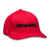TRAXXAS - TRX1188-RED-LXL - Traxxas Cap rot/Logo schwarz, runder Schirm L/XL