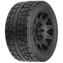 PRO-LINE MENACE HP WEGBANDEN RIEM F/R (2) 5.7 X-MAXX, KRATON 8S OP RAID VELG ZWART 24MM
