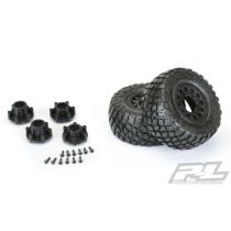PRO-LINE BFGOODRICH BAJA T/A KR2 SC RAID 6X30 FELGE SCHWARZ M2 2.2/3.0 FÜR TRX SLASH 2WD + SLASH 4X4 V/H (2)