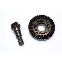 CHROME STEEL FRONT SPIRAL BEVEL GEARS - 1SET black GPM TRX XMAXX 8S 6S