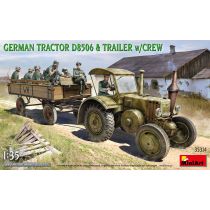 MiniArt 35314 - German Tractor D8506 & Trailer w/Crew - 1:35