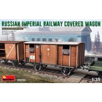 RUSSIAN IMPERIAL RAILWAY COVERED WAGON 1:35 