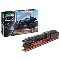 Standaard-sneltreinlocomotief bouwserie 03 met ten Revell modelbouwpakket