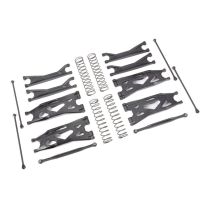 TRX7895, Traxxas Ophangset Traxxas X-Maxx 8S WideMaxx Zwart - TRX7895