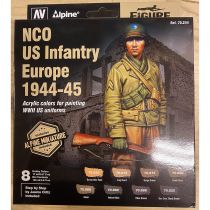 ALPINE NCO US INFANTRY EUROPE 1944-45 COLOR