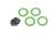 Beadlock Rings Grün (1.9') Alu (4) + Schrauben