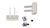 Ruderhorn FUNRAY 12x20 mit Anschluss, 2 Satz