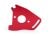 Motorplaat aluminium rood