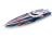 TRAXXAS SPARTAN SR red 36-inch racing boat with self-righting