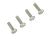RVS BOUTJES M2X6 4ST.