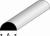 HALF ROND MASS. 7,0MM 1M