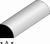 KWART ROND MASS. 4,0MM 1M