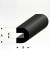 Rubb SQ Round Bumb profile8x7x3mm l=2m