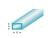 GLASH.BUIS BLAUW 2X4 330