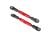 L/R Gewindestange Camber 83mm vo Alurohr rot eloxiert