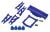 TRX Rustler 4x4 Upgrade Set blau