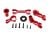 Servo saver deflection aluminum red