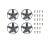 WR-02CB S-Parts Spokes DeepGrey (4)