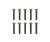 3x16mm Steel Hex Head Screws (10)