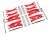 Wide-X-Maxx draagarmset rood