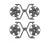 1:10 5-Speich. Felgeneinsatz