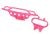 Bumper + Halter vorn pink