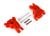 Extreem zware wieldrager rood l/r met kleine onderdelen