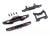 Bumper aluminium zwart v&h