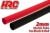 Krimpkous 2mm- rood / zwart  - 1mtr elk)