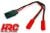 Adapter - Parallel - Futaba Female naar 2x BEC Female