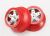 Felge satin / rot hinten