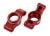 Wheel carrier for wheel axles rear l/r aluminum red