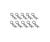 Body pins 24 mm, 10 pieces, black