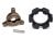 Cush drive key/ pin/ elastomer damper