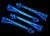 LED Linse, blau (4)